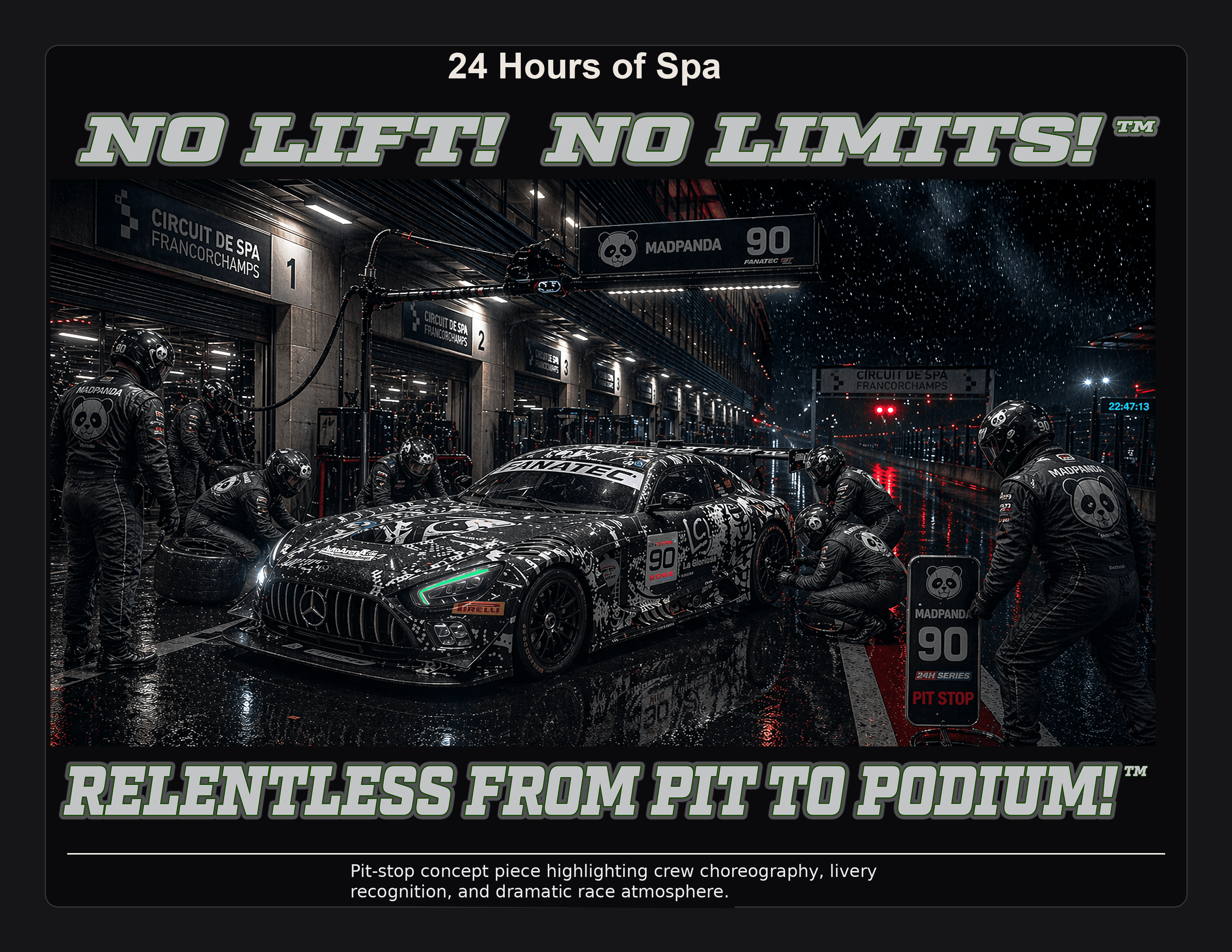 Madpanda 2024 Spa Pit Stop